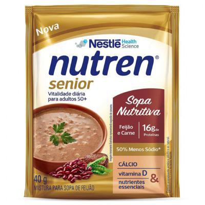 Suplemento Alimentar Nutren Sênior Sopa Feijão e Carne 40g